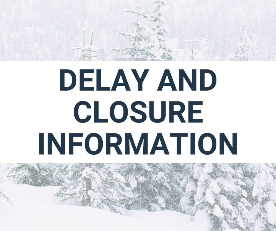 delay and closure information-instagram-facebook