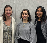 three women who do career and college readiness stand together for a photo