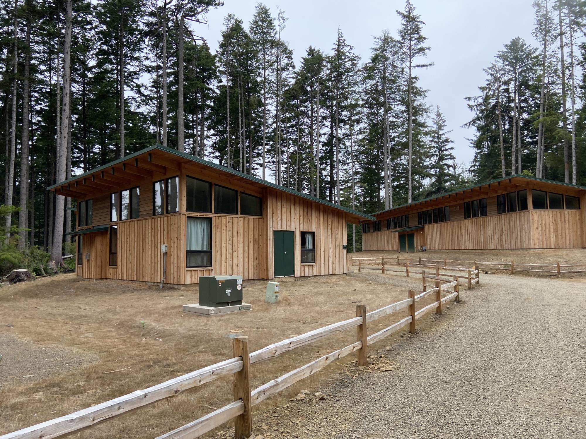 an exterior picture of the Teacher and Student Cabins