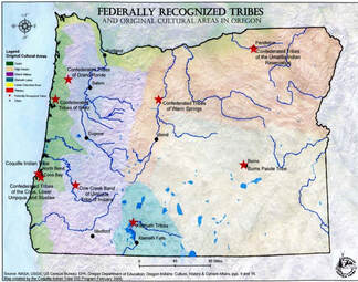 Oregon tribal-map