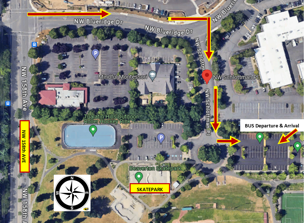 MAP OF PARKING LOT